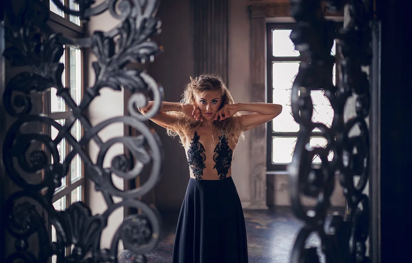 Photo wallpaper girl, dress, Michael Flight, Alesia Selina