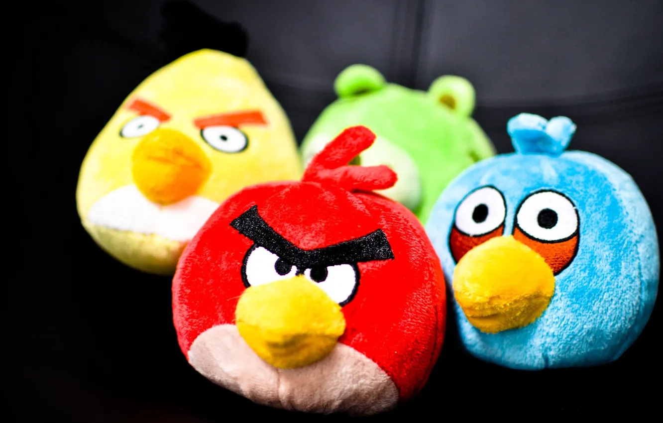 Photo wallpaper birds, Angry Birds, Angry Birds