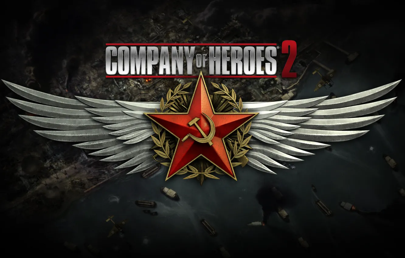 Photo wallpaper Company of Heroes, Sega, Relic Entertainment