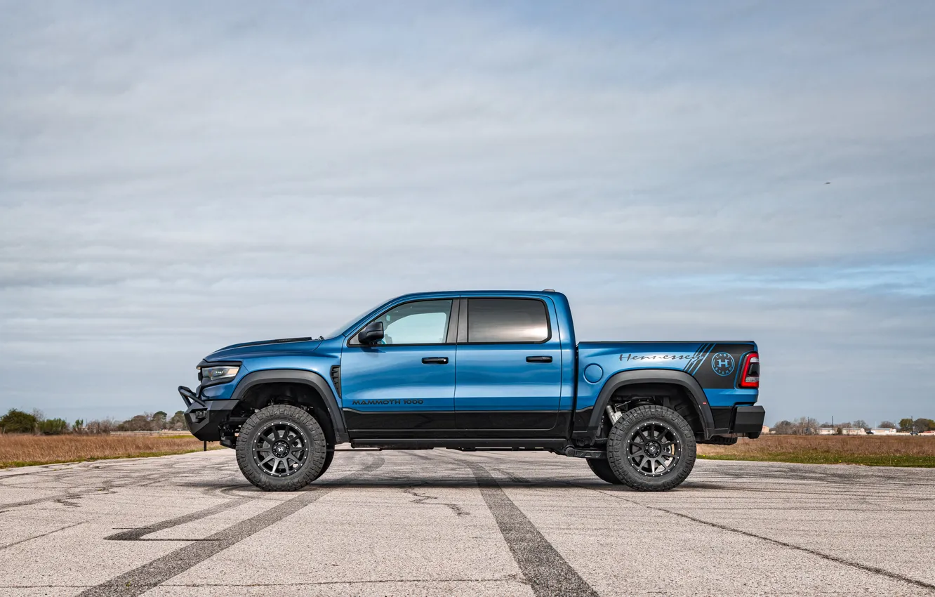 Photo wallpaper Pickup, side view, Hennessey, RAM, Last Stand, Mammoth 1000, Hennessey Mammoth 1000, 2024