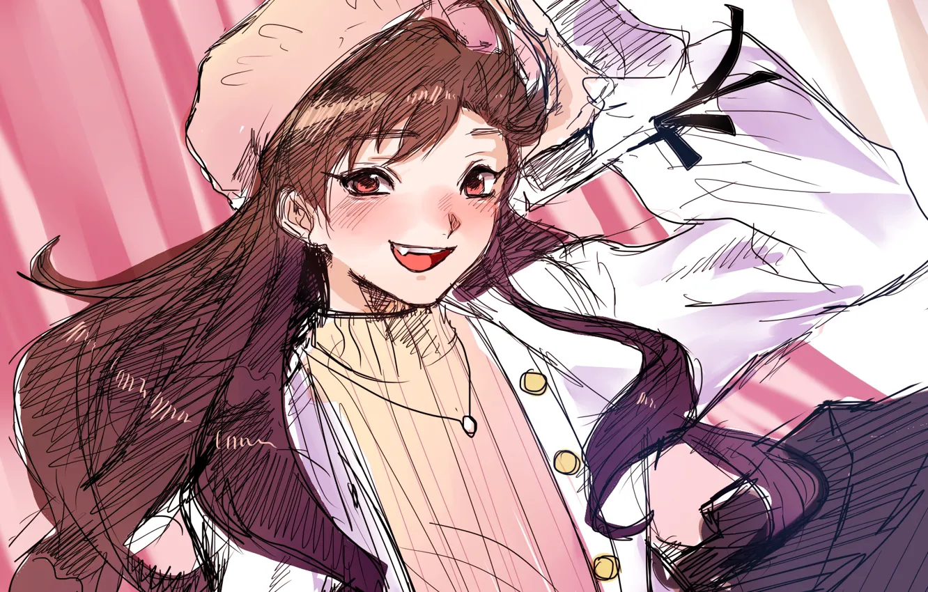 Photo wallpaper fanart, Ensemble Stars!, Pixiv, Created By Nagumo Tetora, Pixiv Id 19375473, Brown Skirt