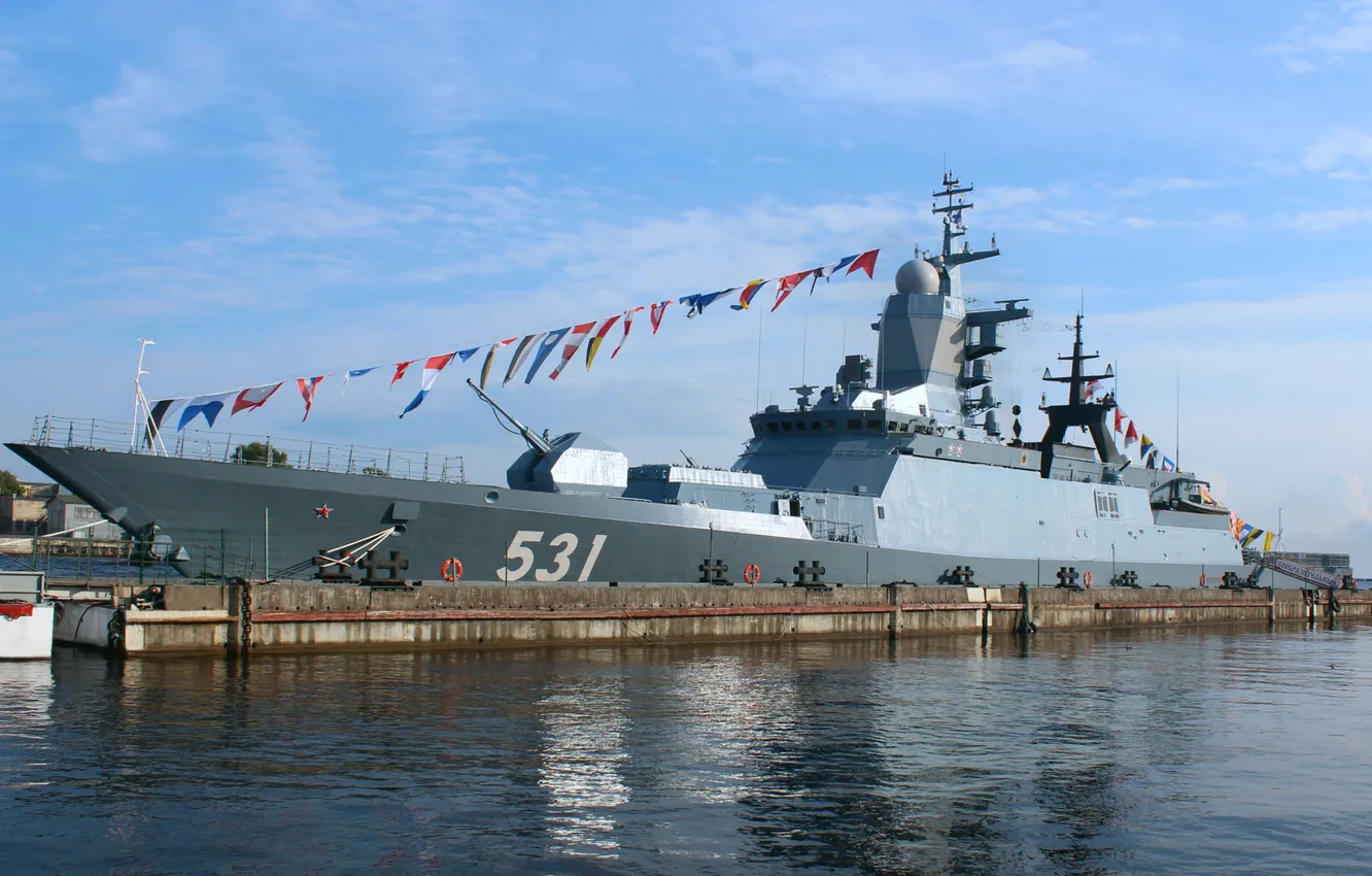 Photo wallpaper Corvette, quick-witted, patrol ship