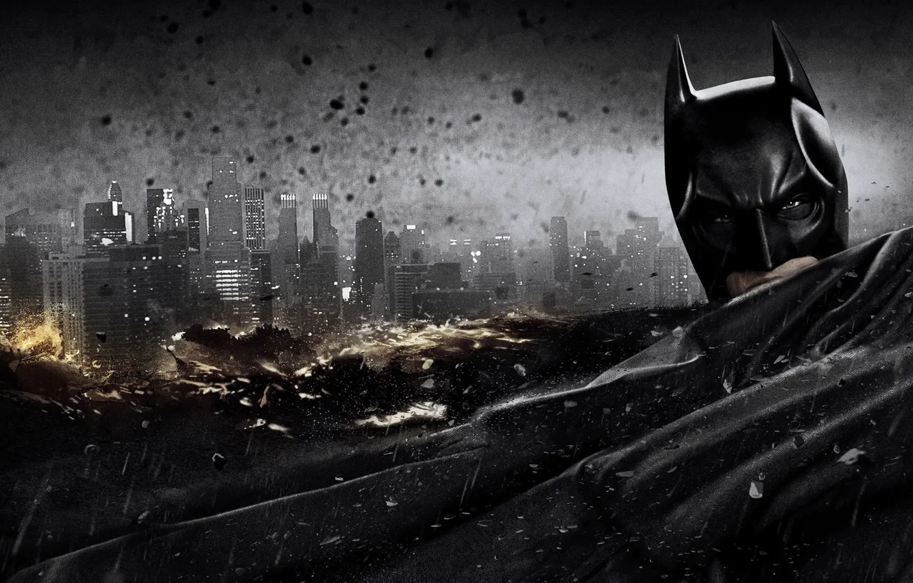 Photo wallpaper batman, dark, Batman, costume, The Dark Knight, The dark knight