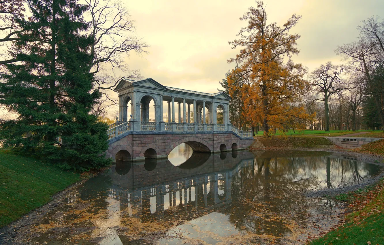 Photo wallpaper autumn, the city, architecure