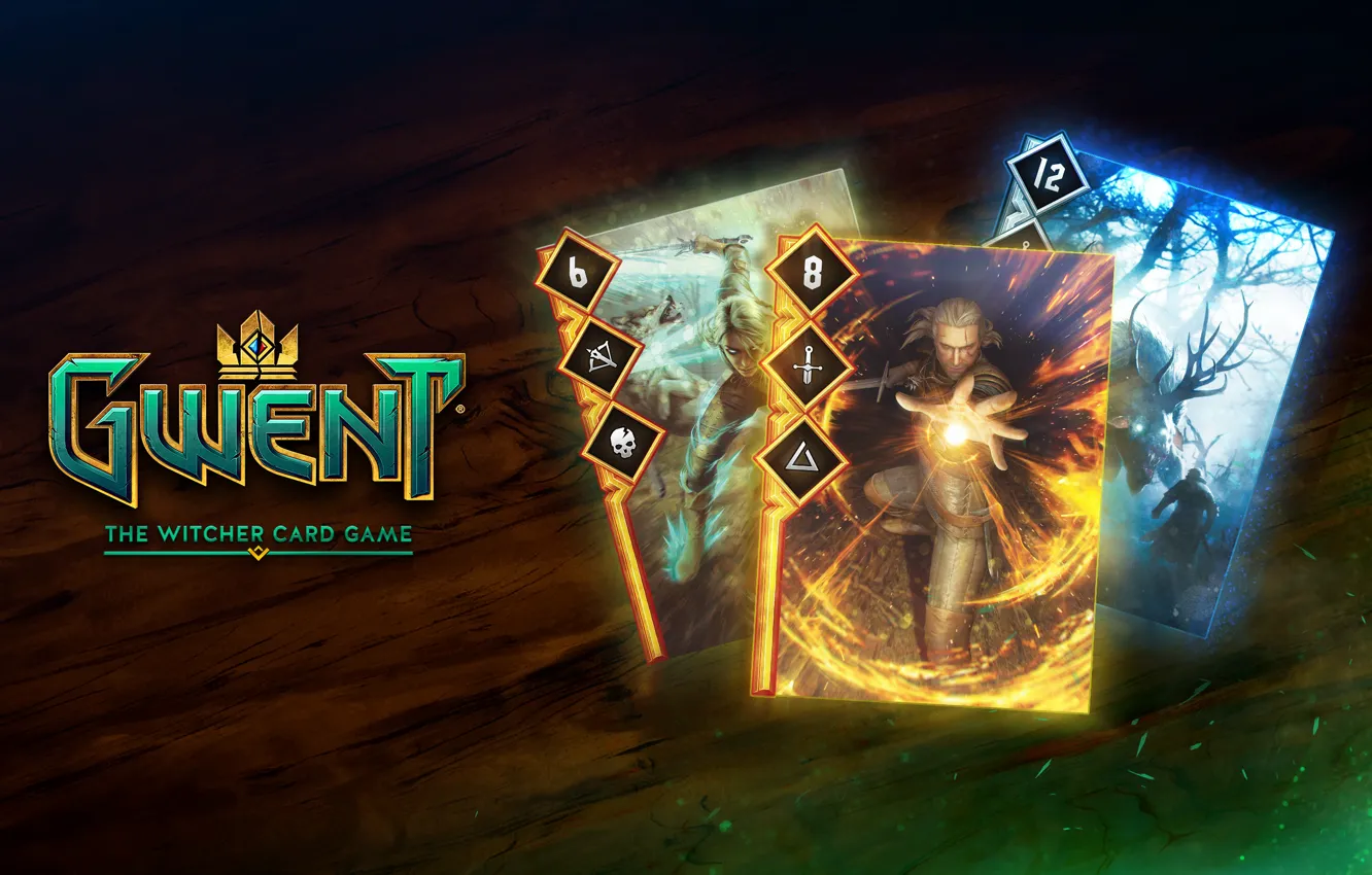 Photo wallpaper The Witcher, The Witcher, card game, CD Projekt RED, Gwent, Quint, card game