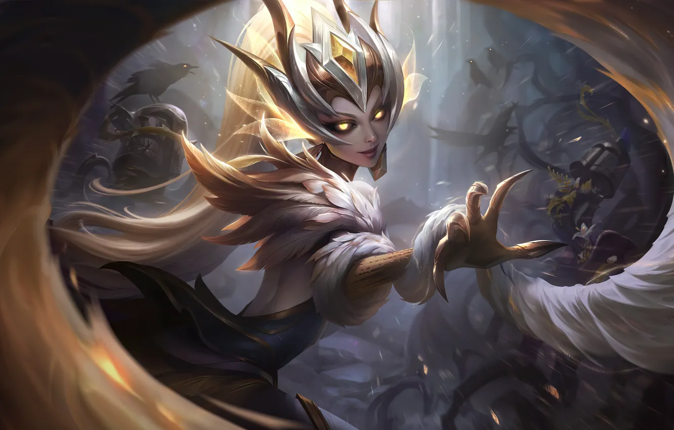 Photo wallpaper game, art, League of Legends, LoL, skin, Zyra, Coven