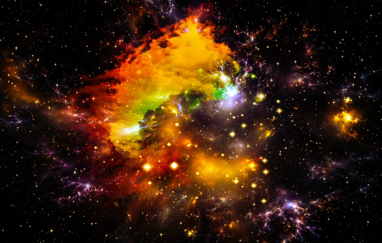 Photo wallpaper space, stars, the universe, space, Universe, background, stars, astral