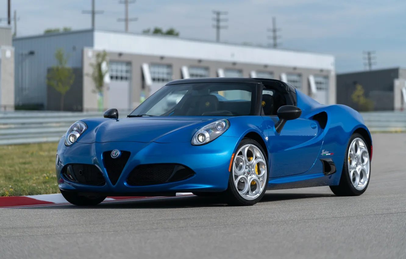 Photo wallpaper spider, Alfa, Romeo, Alfa Romeo 4C SPIDER