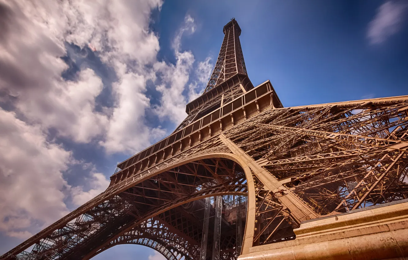 Photo wallpaper Paris, Eiffel tower, architecture