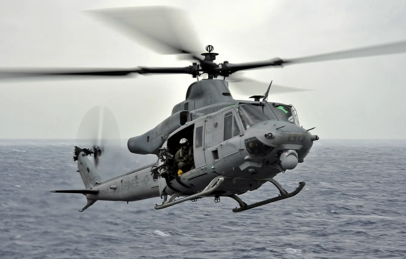 Photo wallpaper helicopter, multipurpose, Venom, Bell UH-1Y