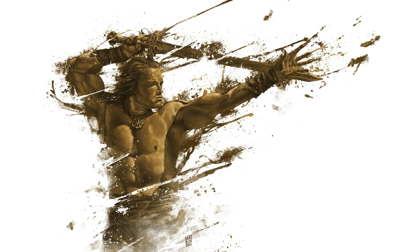Photo wallpaper sword, barbarian, Conan, Conan the Barbarian