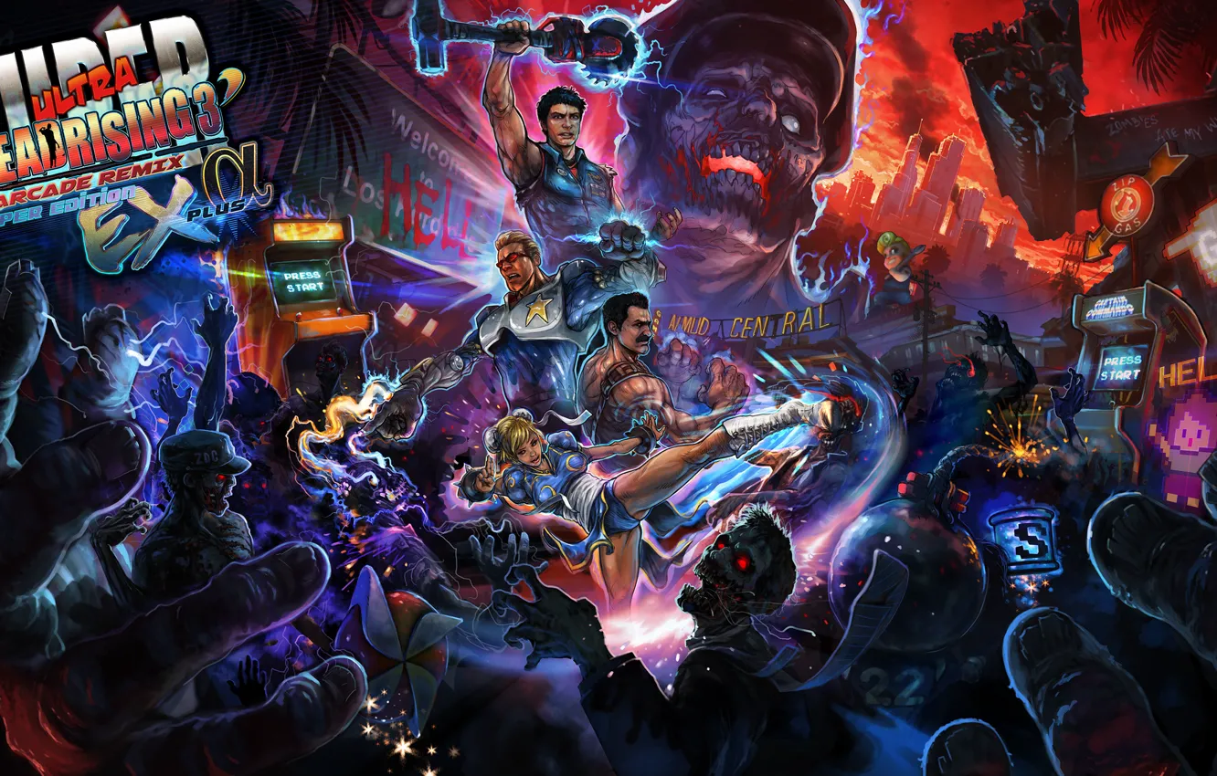 Photo wallpaper Zombie, fan art, Capcom Vancouver, dead rising 3, Microsoft Studios