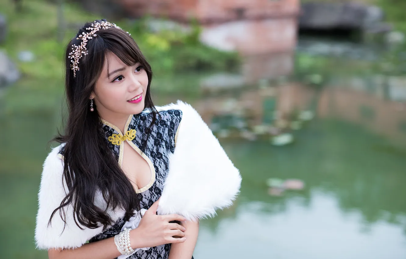 Photo wallpaper summer, girl, face, style, hair, fur