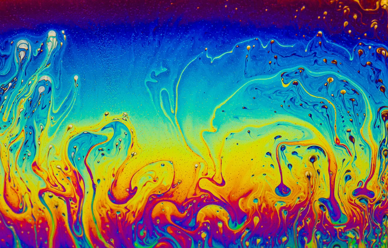 Photo wallpaper rainbow, rainbow, bubble, soap bubble, Ivan Padari