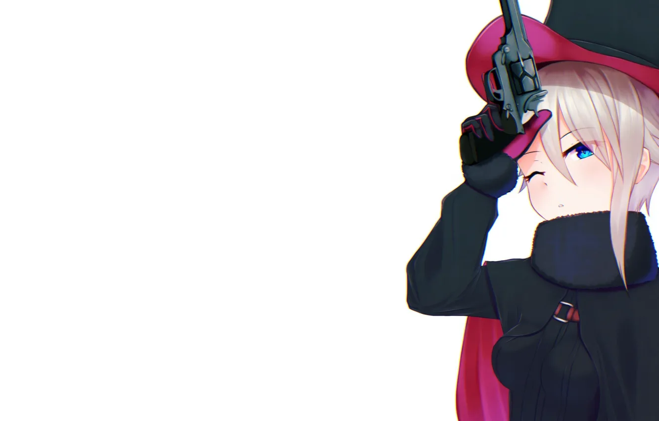 Photo wallpaper gun, weapon, spy, anime, pretty, steampunk, revolver, manga