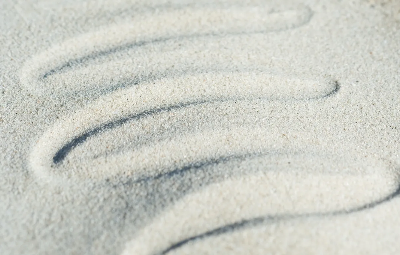 Photo wallpaper sand, line, pattern