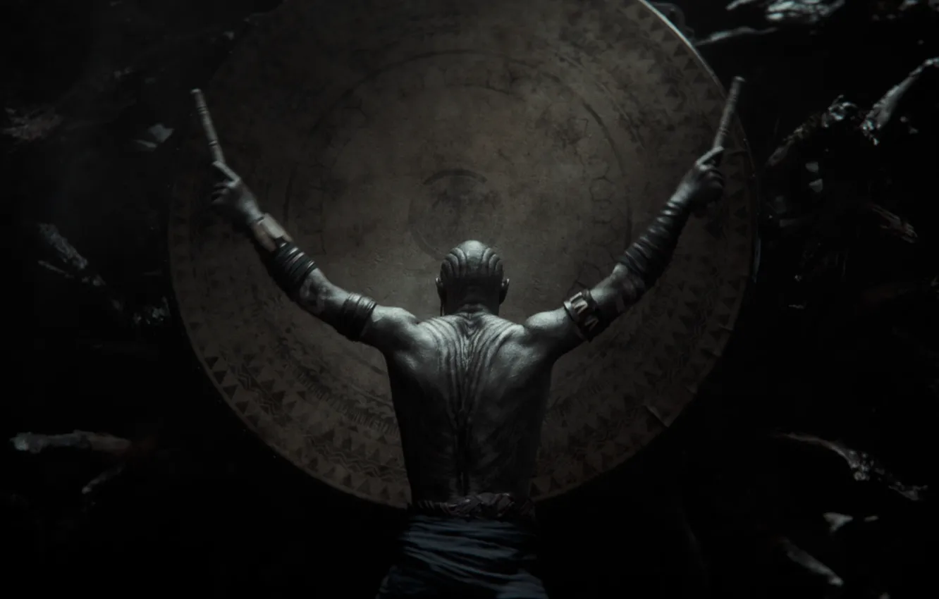 Photo wallpaper fiction, Star wars, drum, drummer, runes, eklips, Star Wars Eclipse