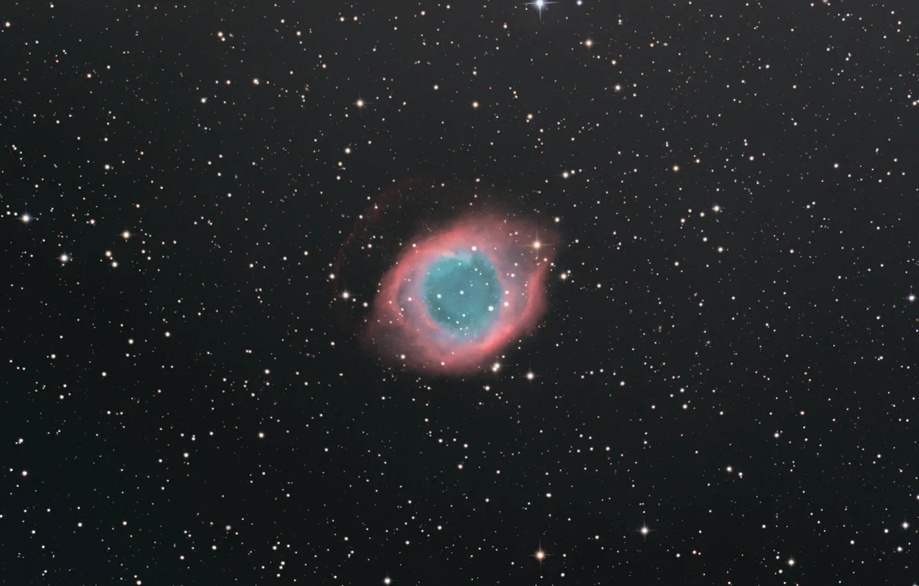 Photo wallpaper space, nebula, snail, constellation, NGC 7293