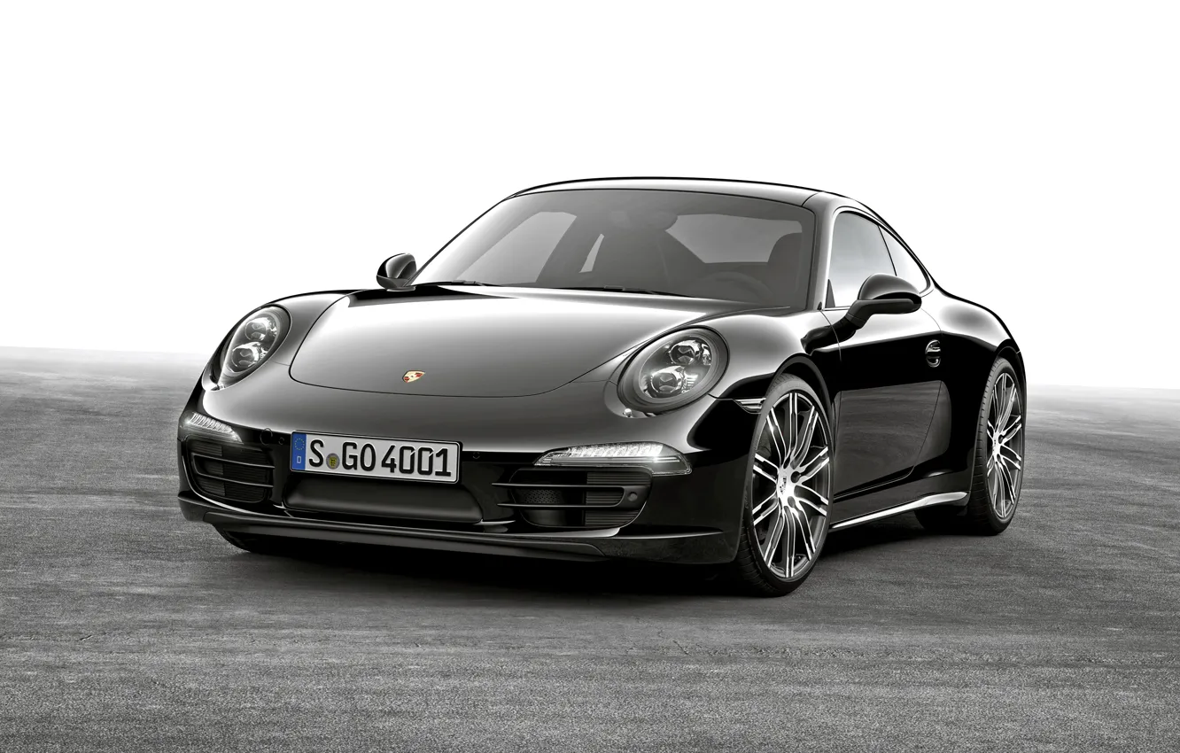 Photo wallpaper coupe, 911, Porsche, black, Porsche, Black, Coupe, Carrera