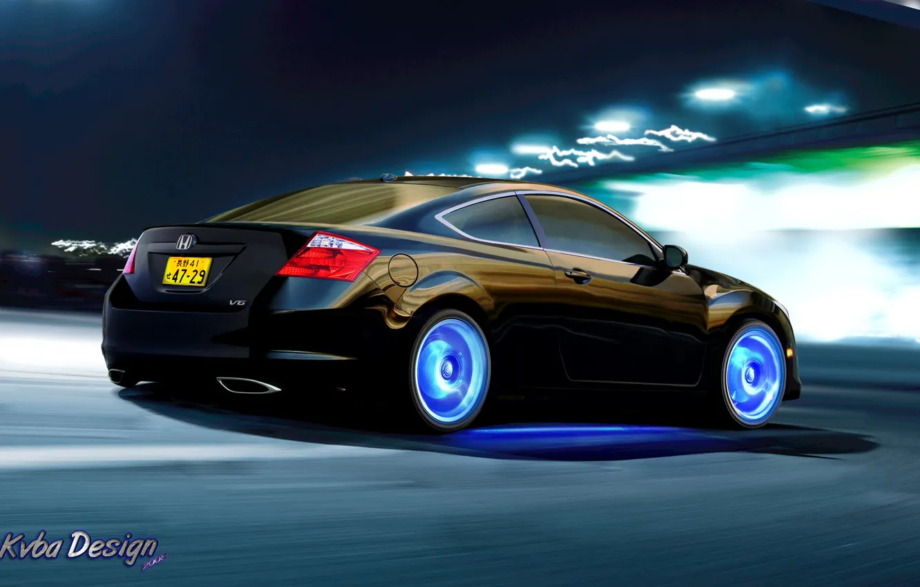 Photo wallpaper tuning, speed, Accord, Drive