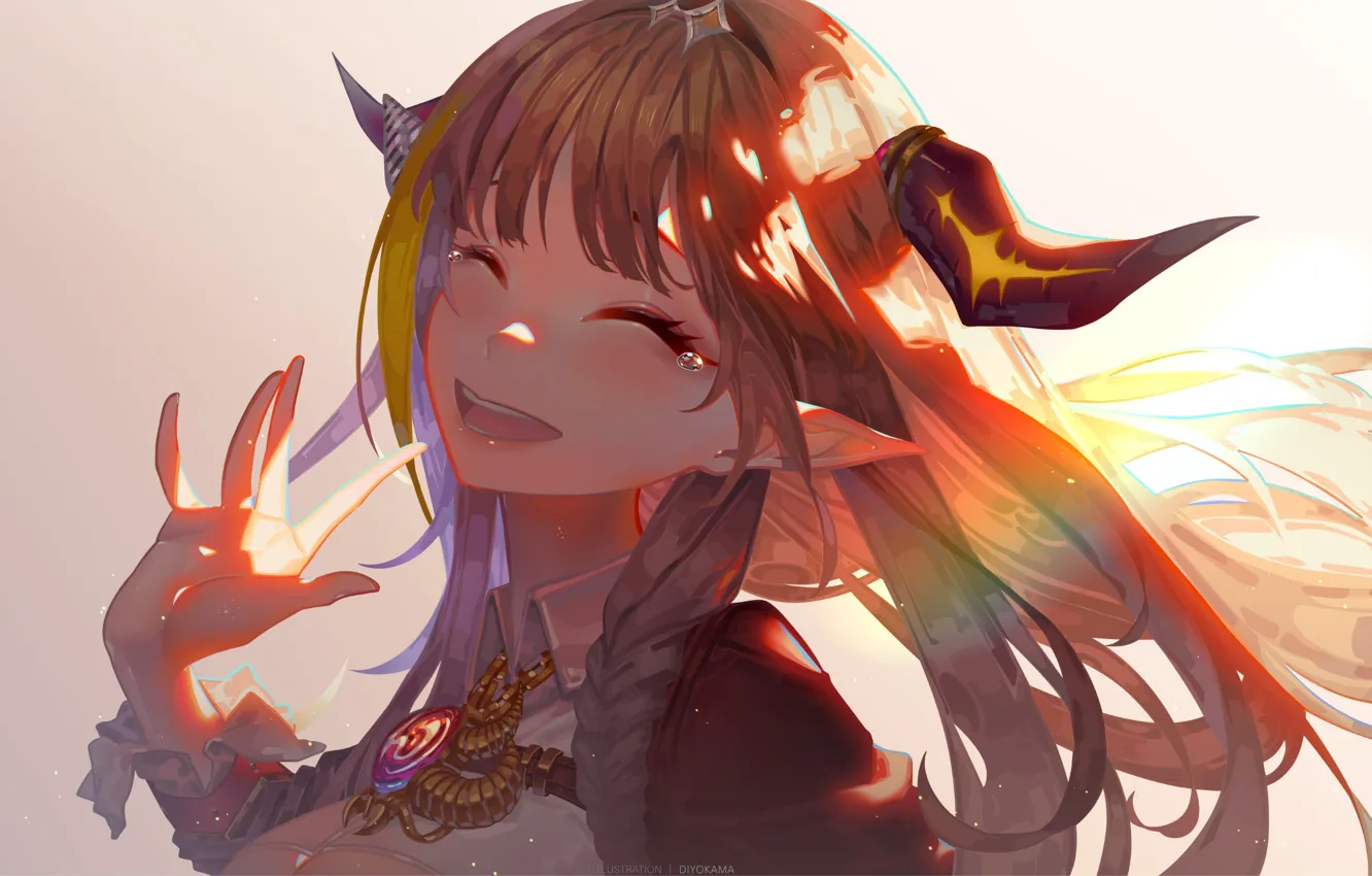 Photo wallpaper dragon, laughs, of girlfriend again, Hololive, virtual youtuber, Holo no Graffiti, Coco Kiryu