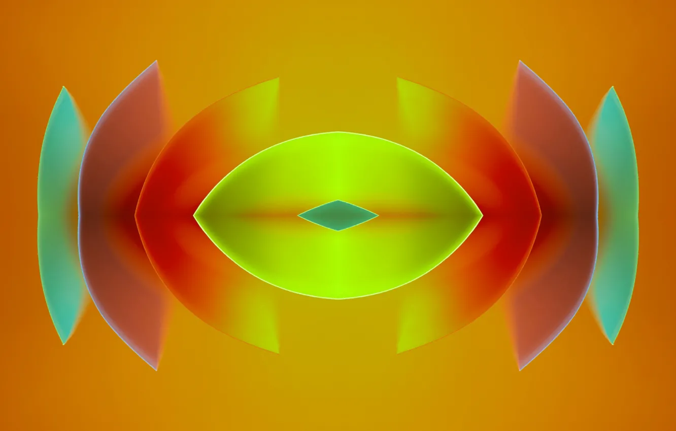 Photo wallpaper bright, color, figure, backlight