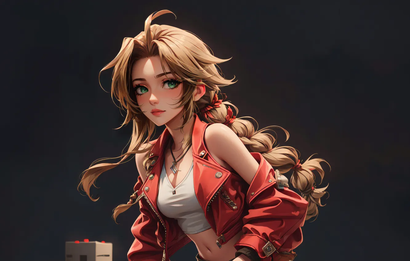 Photo wallpaper Final Fantasy, maiden, Aerith, Gainsborough