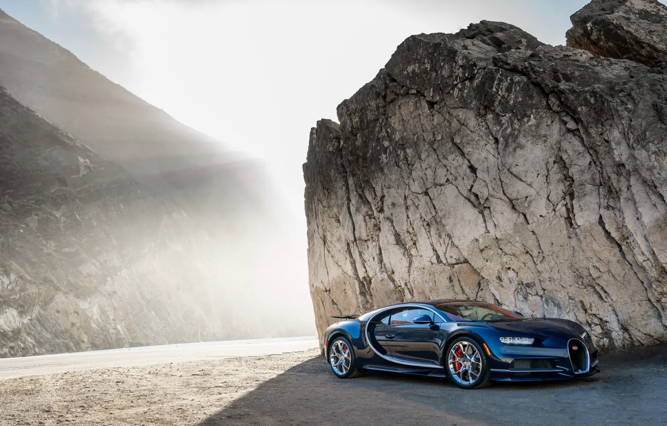 Photo wallpaper car, auto, light, Wallpaper, Bugatti, Bugatti, wallpapers, Chiron