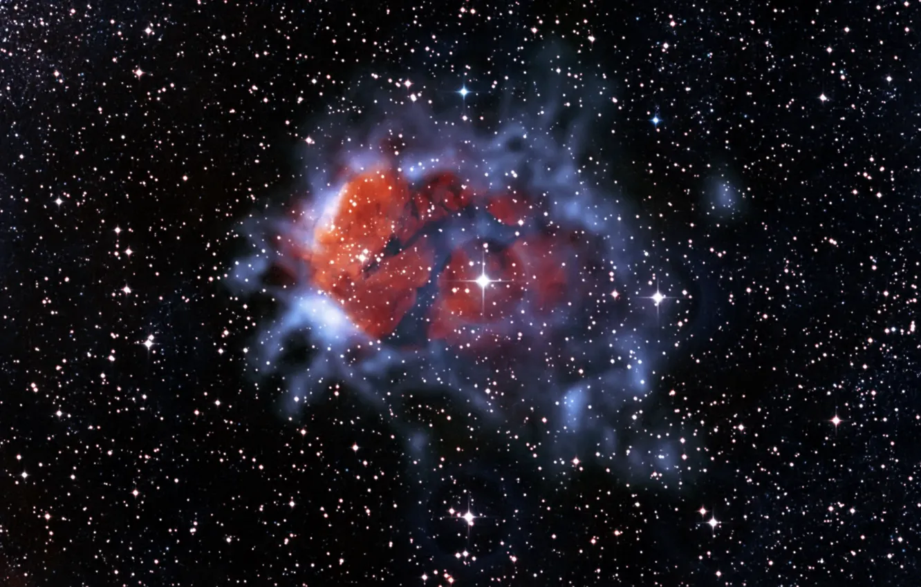 Photo wallpaper Scorpio, constellation, emission nebula, RCW120