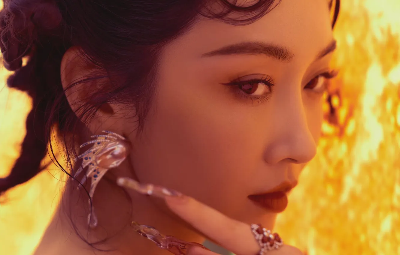 Photo wallpaper girl, style, actress, China, Xuan Lu, Xuan Lu