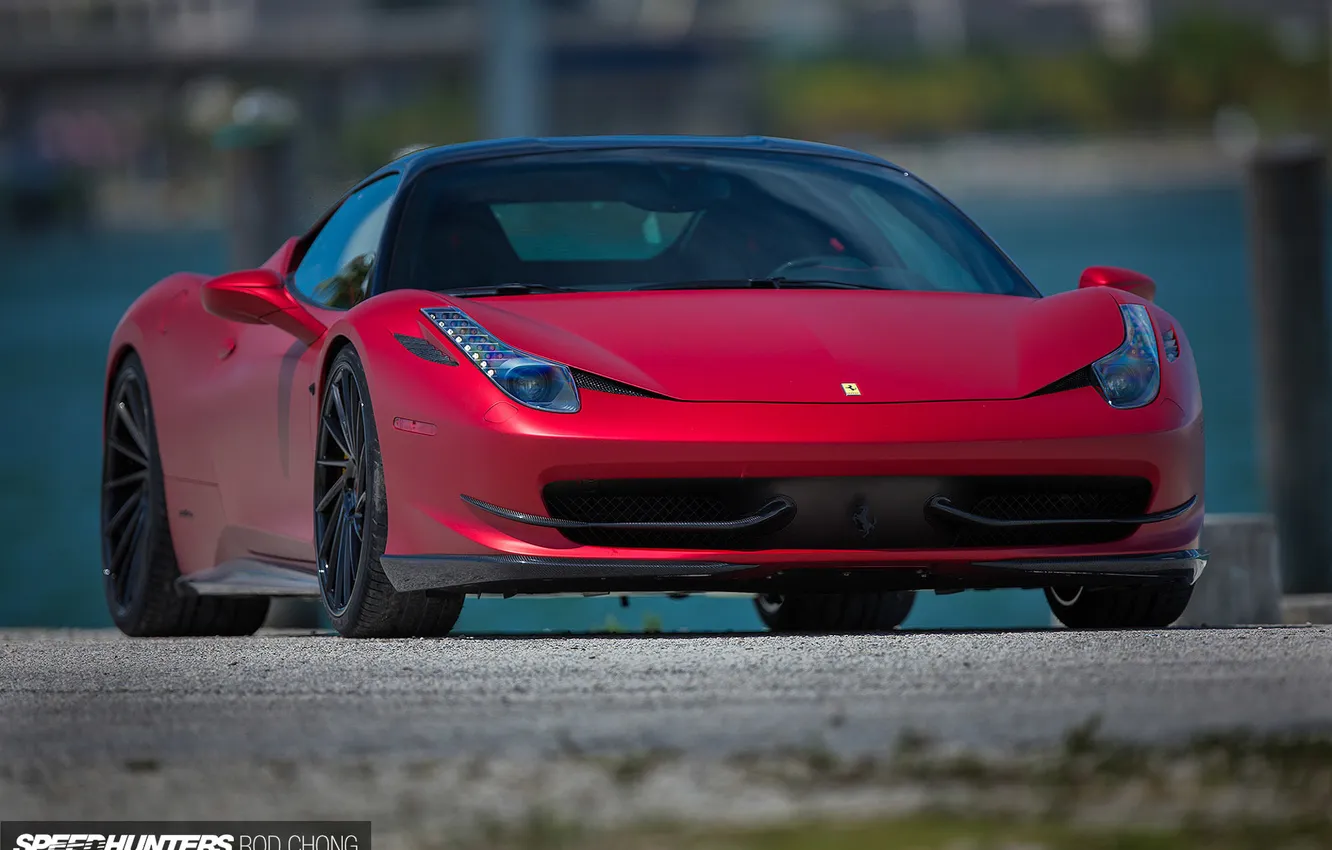 Photo wallpaper machine, auto, lights, Ferrari, before, Ferrari, wheels, drives