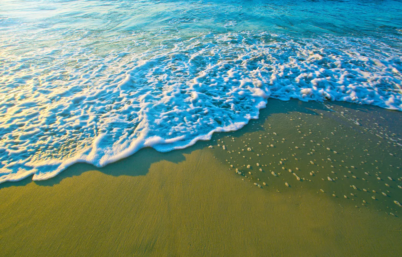 Photo wallpaper sand, sea, wave, beach, summer, summer, beach, sea