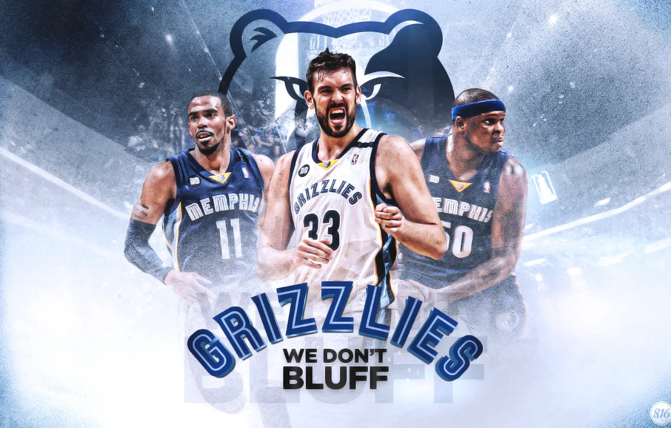 Photo wallpaper sport, Basketball, NBA, Grizzlies, Memphis, Mike Conley, Zach Randolph, Marc Gasol