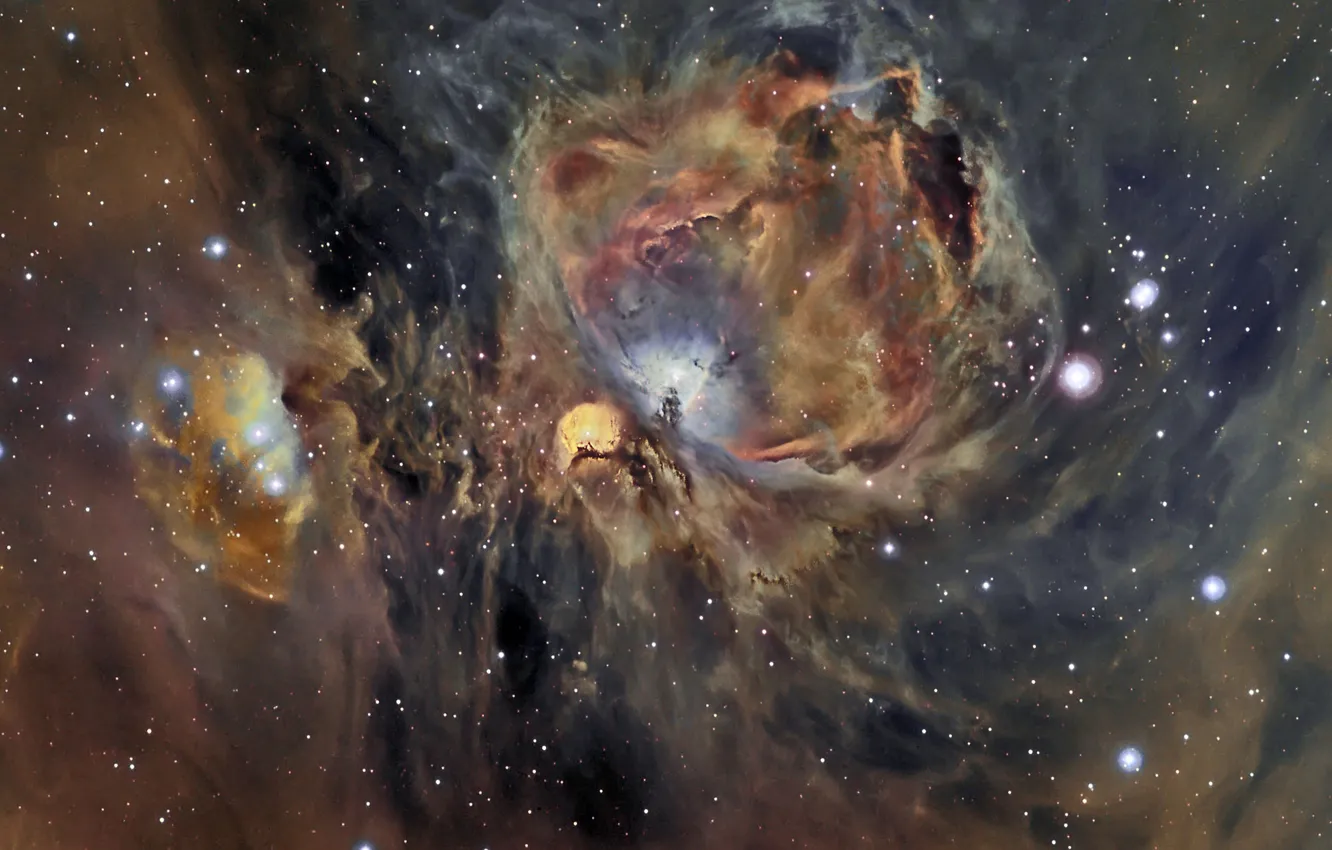 Photo wallpaper stars, stars, the Orion nebula, Orion Nebula, Cesar Blanco Gonzalez