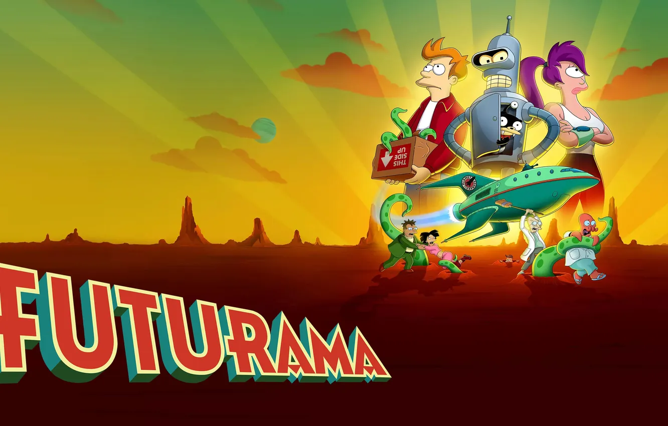 Photo wallpaper Futurama, Movies, Cartoon, 2024 Series, Season 12