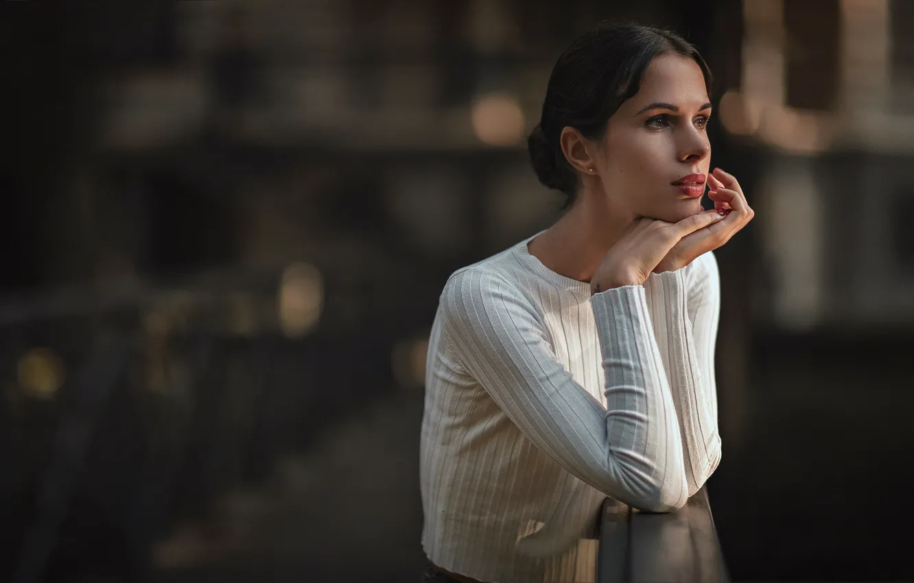 Photo wallpaper look, girl, pose, photo, model, Gorelikov Andriy