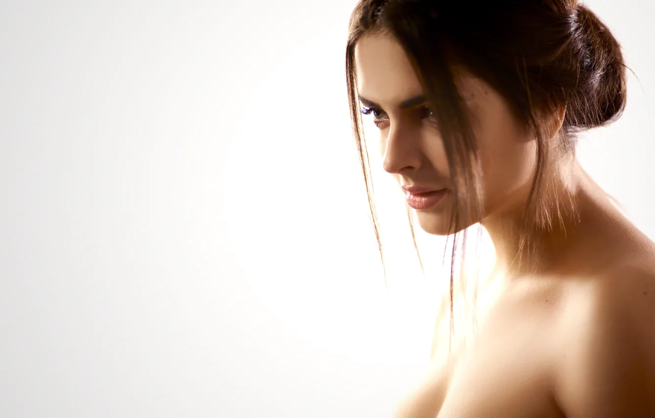 Photo wallpaper girl, hot, sexy, eyes, smile, beautiful, figure, model