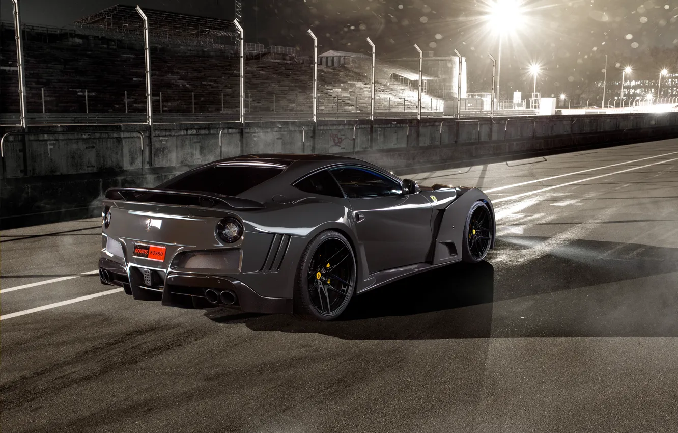 Photo wallpaper Ferrari, supercar, Ferrari, Novitec Rosso, F12berlinetta