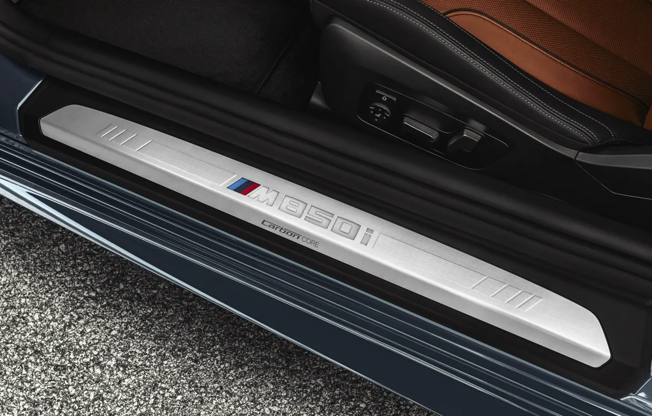 Photo wallpaper coupe, chair, BMW, Coupe, 2018, the threshold, 8-Series, M850i xDrive