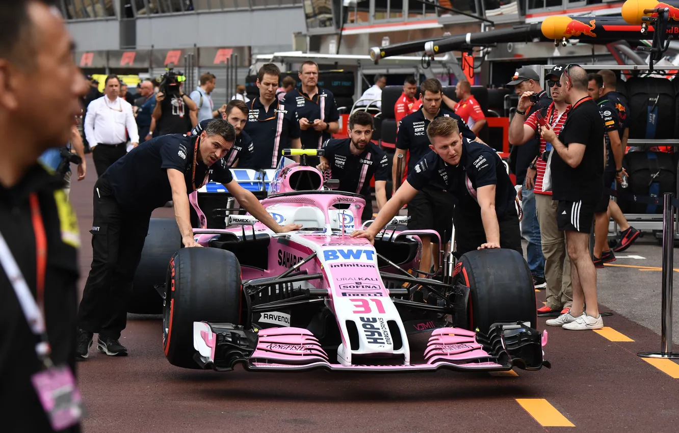 Photo wallpaper cars, pink, sports