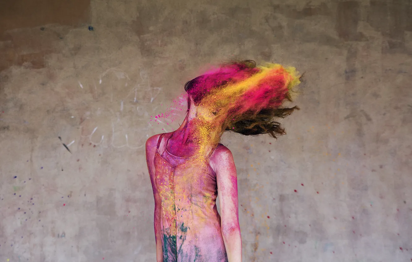 Photo wallpaper Action, colourful, colour, Happy, happiness, ballet, movement, moving