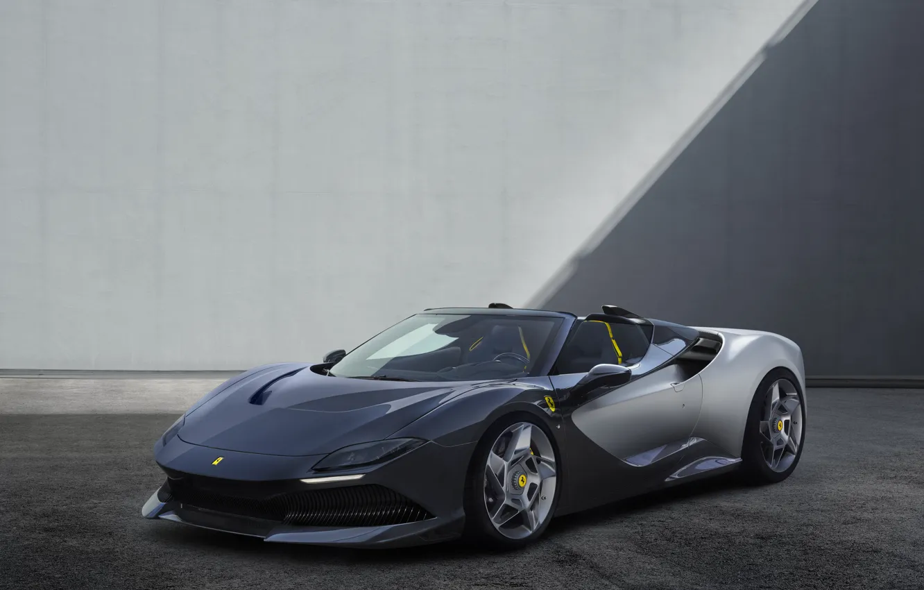 Photo wallpaper Ferrari, front view, Ferrari SP-8, SP-8