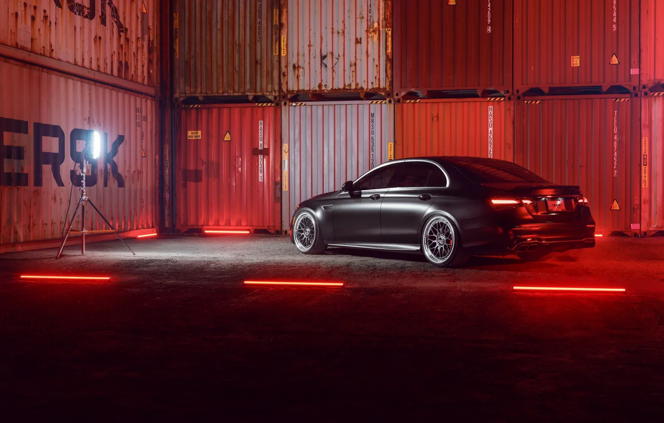 Photo wallpaper Mercedes, Benz, Mercedes Benz, E63