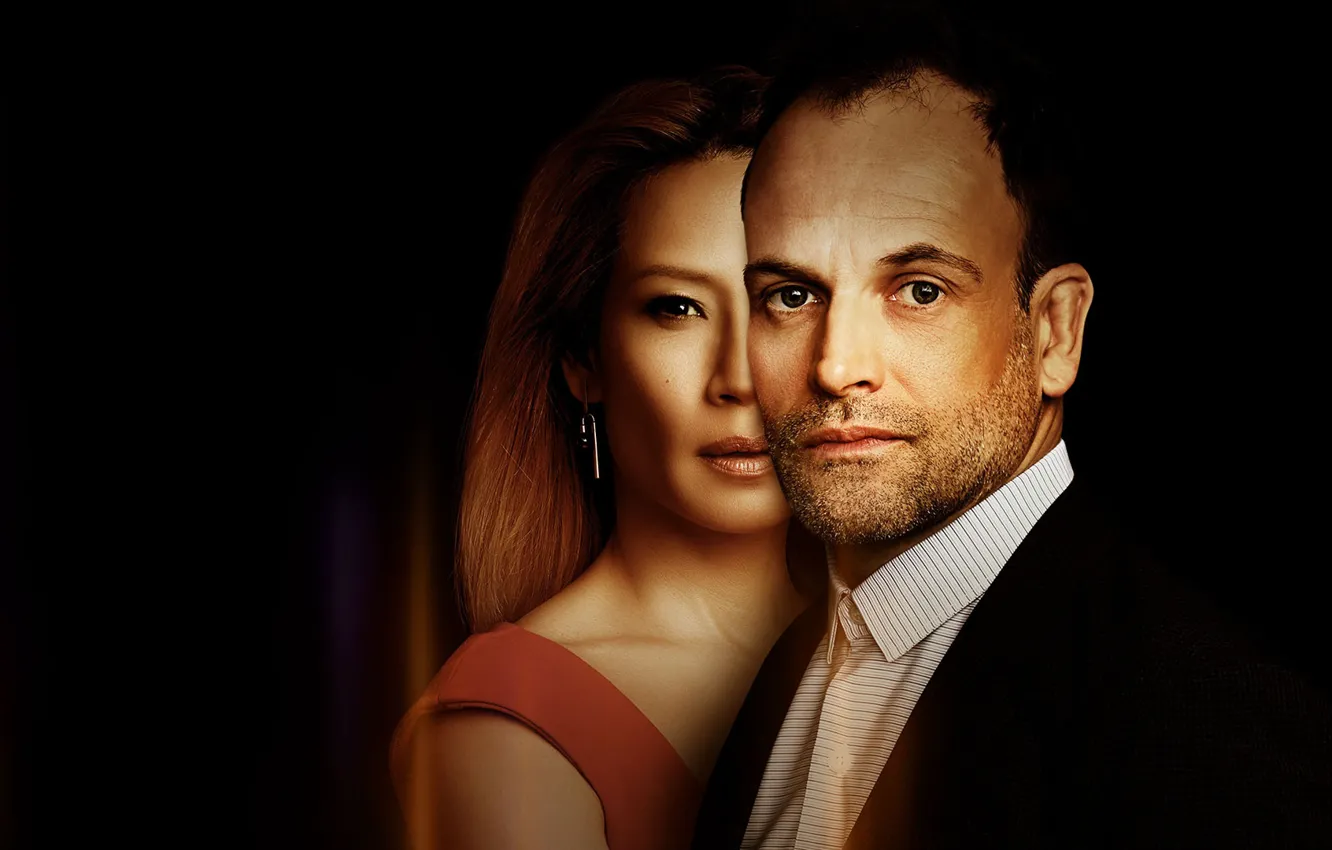 Photo wallpaper art, the series, Sherlock Holmes, Johnny Lee Miller, Lucy Liu, Elementary, Elementary, Lucy Liu