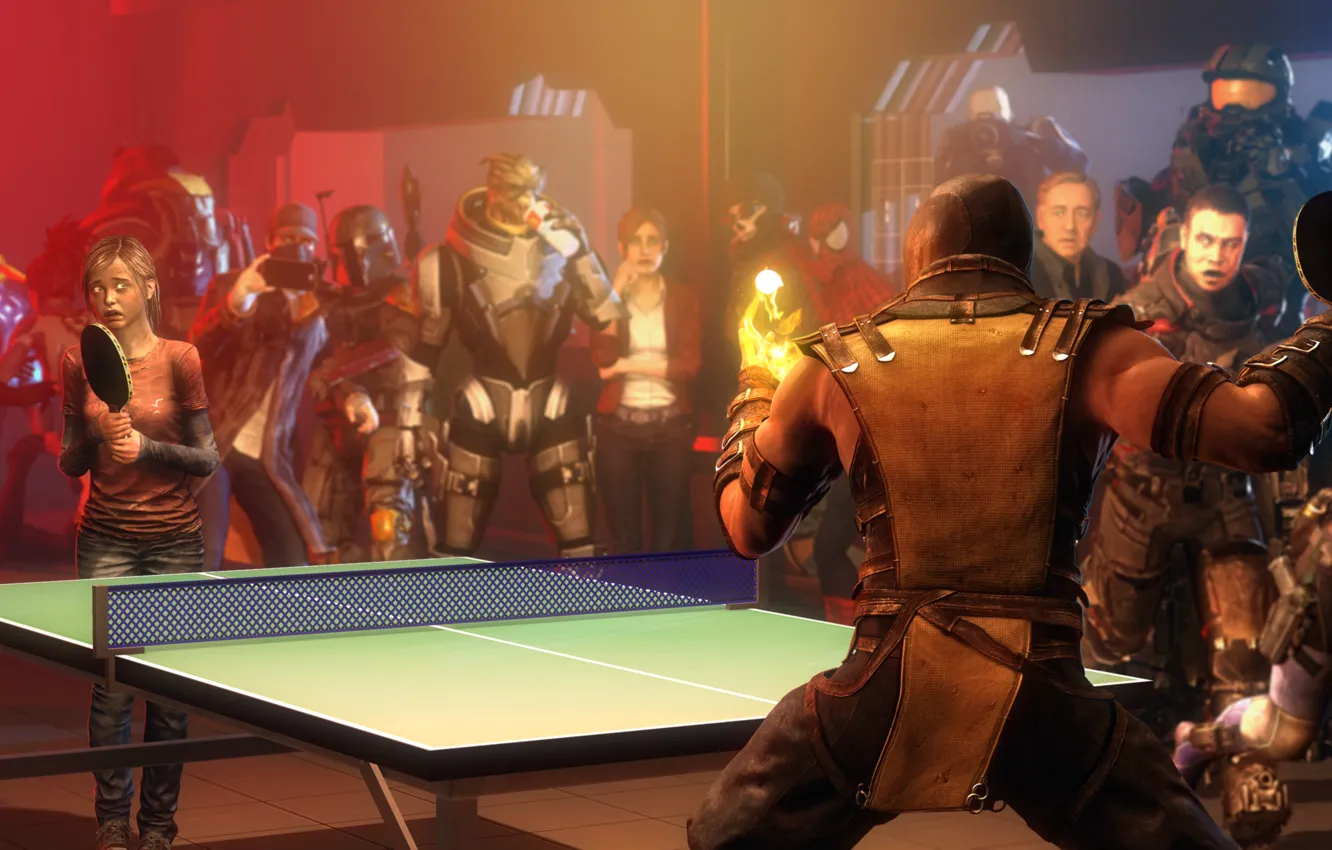 Photo wallpaper Star Wars, Halo, dead space, mass effect, Resident Evil, Mortal Kombat, crossover, Scorpion