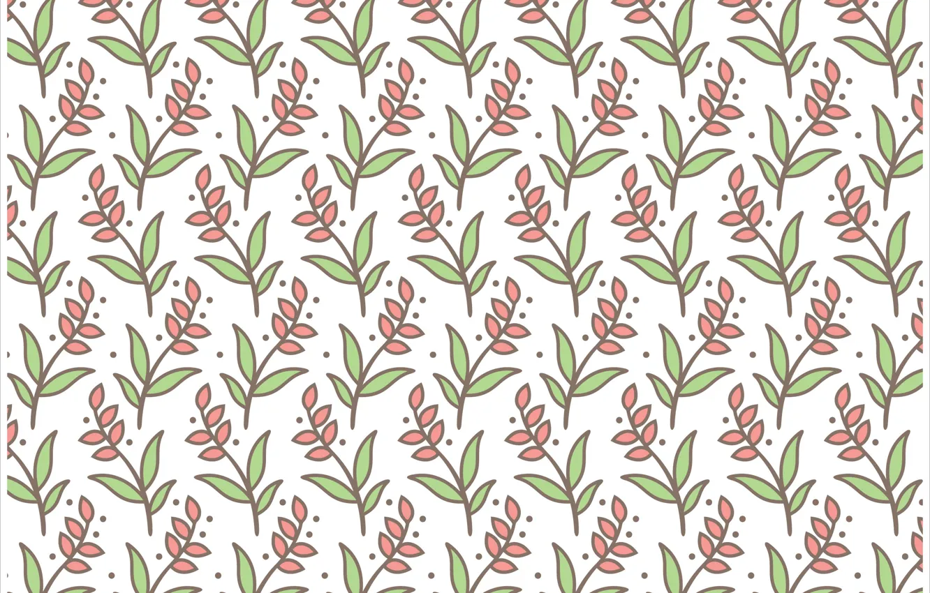 Photo wallpaper background, pattern, floral, seamless