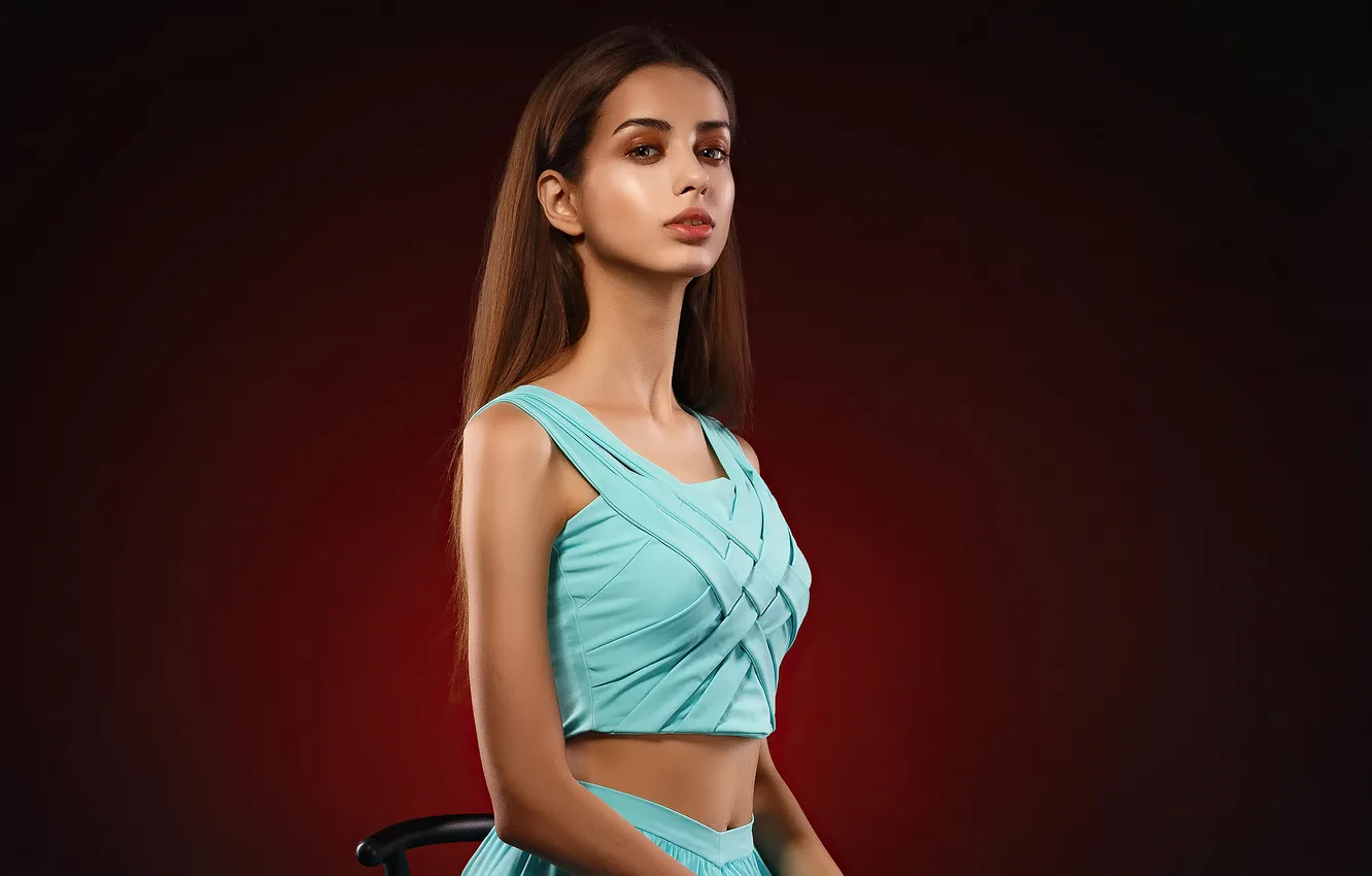 Photo wallpaper woman, young, beautiful, actress, long-haired, Rashmika Mandanna