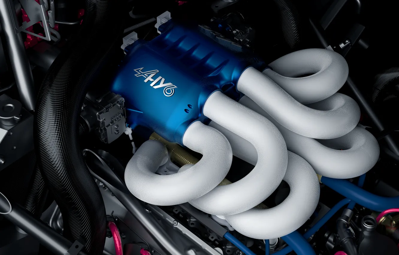 Photo wallpaper the concept car, hybrid, hypercar, Alpine, alpenglow, hydrogen, hydrogen, 2024