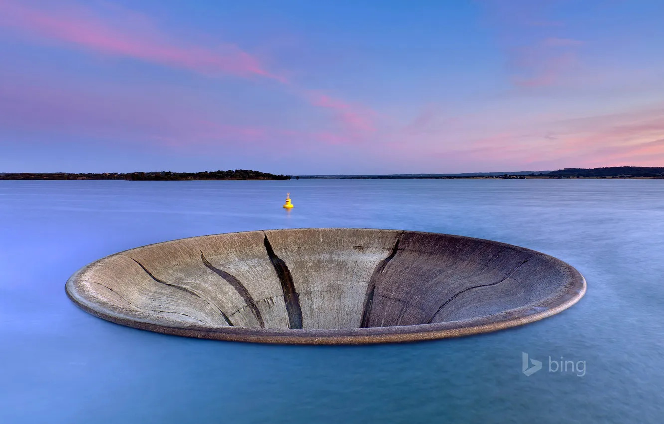 Photo wallpaper sea, the sky, clouds, Portugal, funnel, Portugal, Weir, Monte da Rocha
