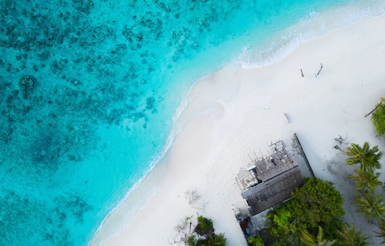 Photo wallpaper beach, sand, Caribbean
